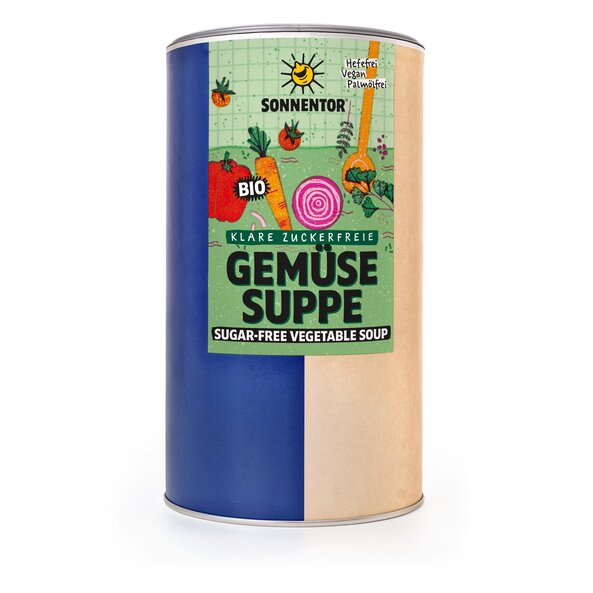 Zuckerfreie Gemüsesuppe bio 850 g, Gastrodose groß