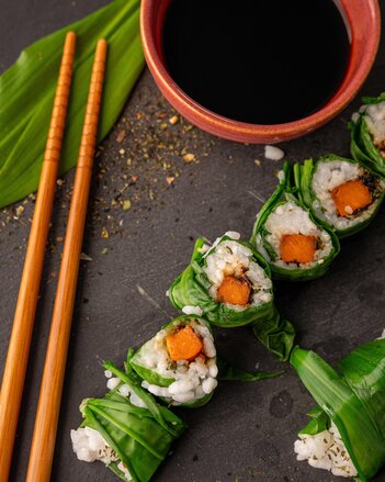 Bärlauch Sushi | © SONNENTOR